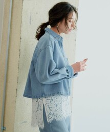 【23区denim】洗えるライトオンス ハイストレッチ デニムジャケット 38 23区（ニジュウサンク）の「【洗える!】23区denim ハイ