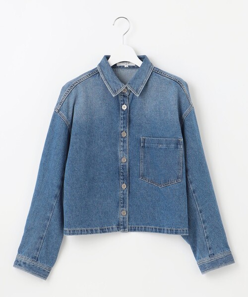 23区(ニジュウサンク)の「【SLOW/一部店舗限定】LIGHT DENIM ジャケット(デニムジャケット・レディース・スカイブルー系/ダルブルー系・32)」の8枚目の写真