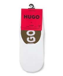 HUGO（ヒューゴ）の「インビジブルソックス3足セット ラージロゴ（ソックス/靴下）」