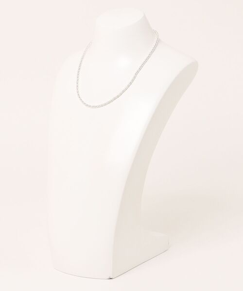 Harpo(アルポ)の「【Harpo/アルポ】ナバホパール シルバー ネックレス ビーズ3mm(ネックレス・レディース・シルバー・FREE)」の2枚目の写真