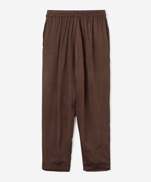 GALLEGO DESPORTES（ギャレゴデスポート）の「GALLEGO DESPORTES | 〈別注〉 レーヨン イージーパンツ WOMEN（その他パンツ・レディース・ダークブラウン/カーキ・S）」の3枚目の写真