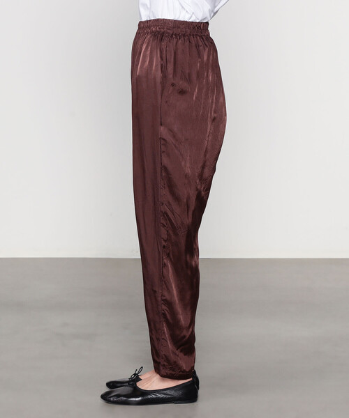 GALLEGO DESPORTES（ギャレゴデスポート）の「GALLEGO DESPORTES | 〈別注〉 レーヨン イージーパンツ WOMEN（その他パンツ・レディース・ダークブラウン/カーキ・S）」の10枚目の写真