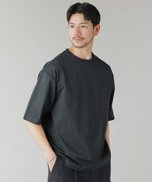 Buyer's Select/【接触冷感/速乾/UVカット/イージーケア】ポンチリブ襟半袖Tシャツ