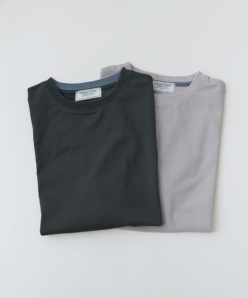 LIL VENDARS(リルヴェンダース)の「Buyer's Select/【接触冷感/速乾/UVカット/イージーケア】ポンチリブ襟半袖Tシャツ(Tシャツ/カットソー・メンズ・ブルー/スミクロ/ホワイト/グリーン・M/L/LL)」の18枚目の写真