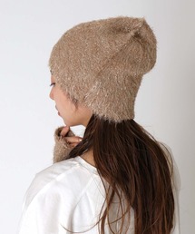 Jines（ジネス）の「ラメフェザーニットワッチ（ニットキャップ/ビーニー）」