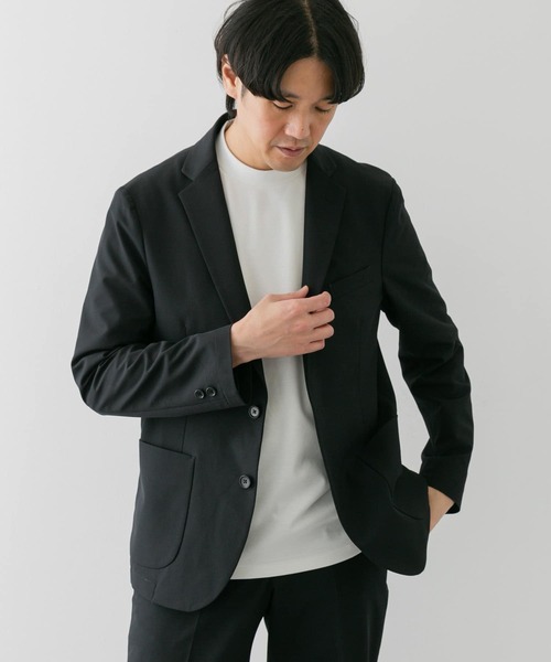 現行 美品✨3L ワークウェアスーツ　テーラードジャケット　黒　ストレッチ STAFF STYLING｜THE SHOP YOHJI YAMAMOTO
