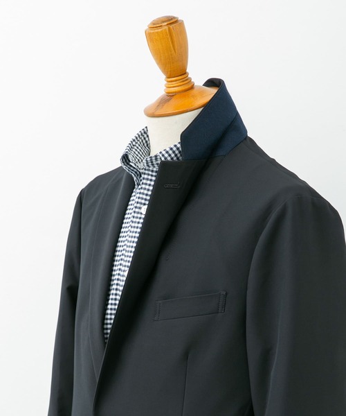 URBAN RESEARCH DOORS(アーバンリサーチドアーズ)の「『イージーケア』LIFE STYLE TAILOR 4WAYストレッチコンフォータブルジャケット(スーツジャケット・メンズ・グレー/カーキ/ネイビー・X-LARGE/LARGE/MEDIUM/SMALL)」の18枚目の写真