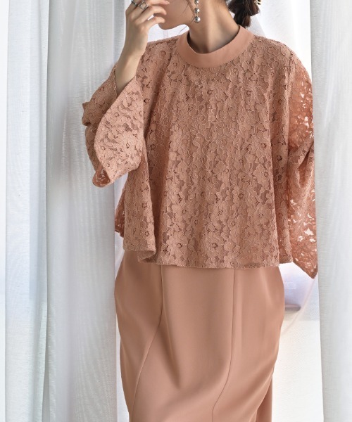 HUG.U（ハグユー）の「オケージョン ワンピース + ボレロ 『 2点セット 』 選べる3サイズ（ワンピース・レディース・コーラルピンク/ライトブルー/ブラウン/ブラック・XL/M/L）」の14枚目の写真