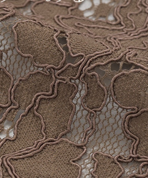 HUG.U（ハグユー）の「オケージョン ワンピース + ボレロ 『 2点セット 』 選べる3サイズ（ワンピース・レディース・コーラルピンク/ライトブルー/ブラウン/ブラック・XL/M/L）」の7枚目の写真