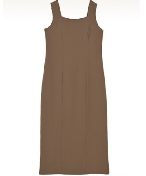 HUG.U（ハグユー）の「オケージョン ワンピース + ボレロ 『 2点セット 』 選べる3サイズ（ワンピース・レディース・コーラルピンク/ライトブルー/ブラウン/ブラック・XL/M/L）」の6枚目の写真