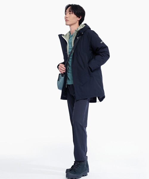 AIGLE(エーグル)の「防水 透湿 防風 GORE-TEX ゴアテックス フーデッドダウンジャケット RP(ダウンジャケット/コート・メンズ・モスグリーン/ブラック・S/L/XL/M)」の10枚目の写真