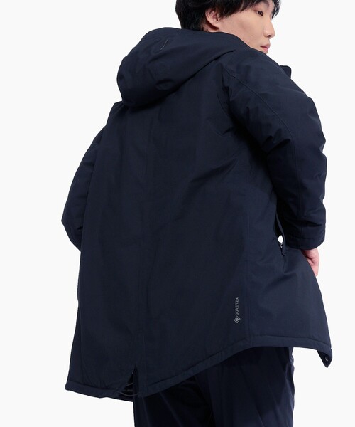AIGLE(エーグル)の「防水 透湿 防風 GORE-TEX ゴアテックス フーデッドダウンジャケット RP(ダウンジャケット/コート・メンズ・モスグリーン/ブラック・S/L/XL/M)」の12枚目の写真