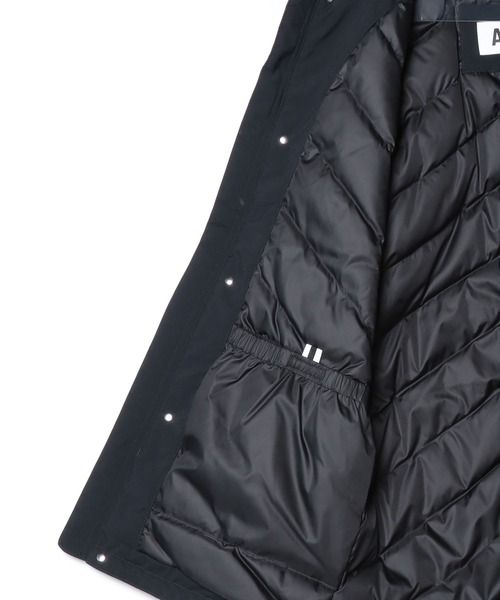 AIGLE(エーグル)の「防水 透湿 防風 GORE-TEX ゴアテックス フーデッドダウンジャケット RP(ダウンジャケット/コート・メンズ・モスグリーン/ブラック・S/L/XL/M)」の7枚目の写真
