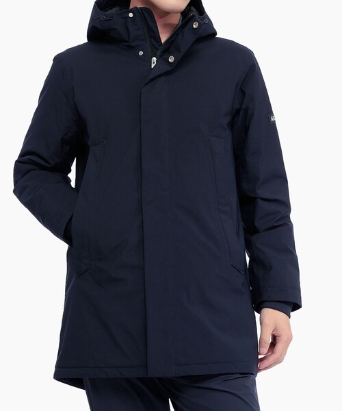 AIGLE(エーグル)の「防水 透湿 防風 GORE-TEX ゴアテックス フーデッドダウンジャケット RP(ダウンジャケット/コート・メンズ・モスグリーン/ブラック・S/L/XL/M)」の20枚目の写真