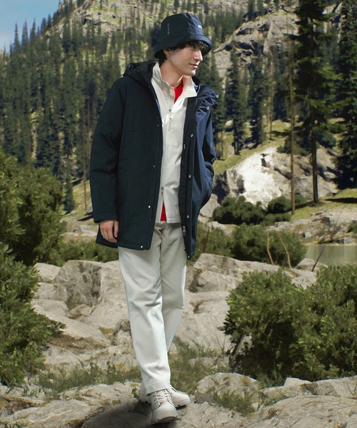 AIGLE(エーグル)の「防水 透湿 防風 GORE-TEX ゴアテックス フーデッドダウンジャケット RP(ダウンジャケット/コート・メンズ・モスグリーン/ブラック・S/L/XL/M)」の18枚目の写真