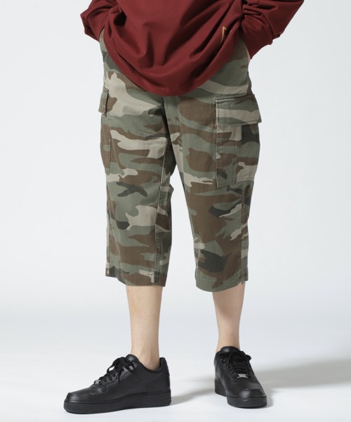 AVIREX(アヴィレックス)の「BASIC FATIGUE CROPPED PANT / ベーシック ファティーグ クロップド パンツ / AVIREX / アヴィレックス(カーゴパンツ・メンズ・グリーン系カモフラージュ/ブラック/カーキ/オリーブ/グレー/グレー系カモフラージュ・SMALL/MEDIUM/LARGE/XX-LARGE/X-LARGE)」の1枚目の写真