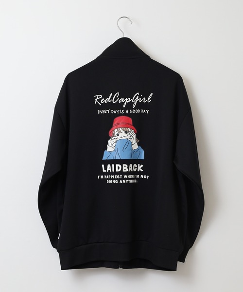 Red Cap Girl(レッドキャプガール)の「RED CAP GIRL ジャージトラックジャケット(ジャージ・メンズ・アイボリー/ブラック/グレー/ネイビー・M/LL/L)」の20枚目の写真