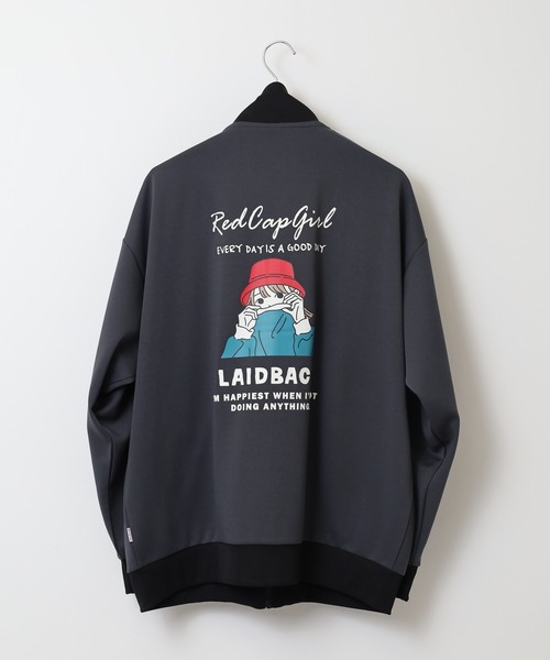 Red Cap Girl(レッドキャプガール)の「RED CAP GIRL ジャージトラックジャケット(ジャージ・メンズ・アイボリー/ブラック/グレー/ネイビー・M/LL/L)」の22枚目の写真