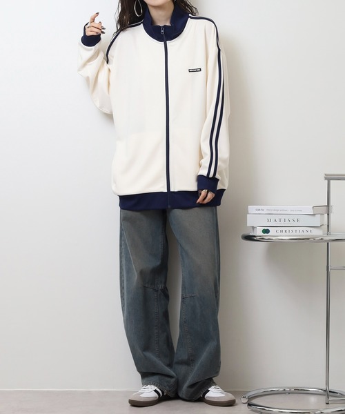 Red Cap Girl(レッドキャプガール)の「RED CAP GIRL ジャージトラックジャケット(ジャージ・メンズ・アイボリー/ブラック/グレー/ネイビー・M/LL/L)」の10枚目の写真