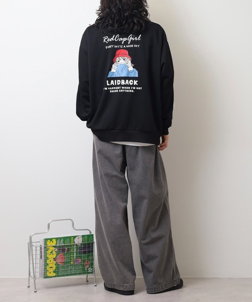 Red Cap Girl(レッドキャプガール)の「RED CAP GIRL ジャージトラックジャケット(ジャージ・メンズ・アイボリー/ブラック/グレー/ネイビー・M/LL/L)」の16枚目の写真