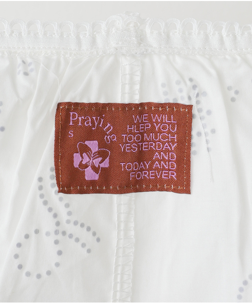 Oriens JOURNAL STANDARD(オリエンス ジャーナルスタンダード)の「【Praying/プレイング】Rhinestone Bow Shorts PRAY240 39- WHITE(その他パンツ・レディース・ホワイト・SMALL)」の6枚目の写真