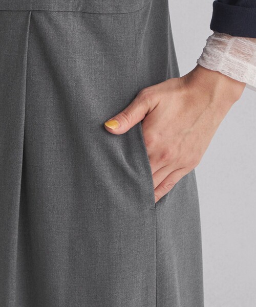 green label relaxing(グリーンレーベルリラクシング)の「【WEB限定】<at ease>オルマイ サスペンダー パンツ -マシンウォッシャブル・ストレッチ・帯電防止-(サロペット/オーバーオール・レディース・ブラック/グレー・36/38)」の17枚目の写真