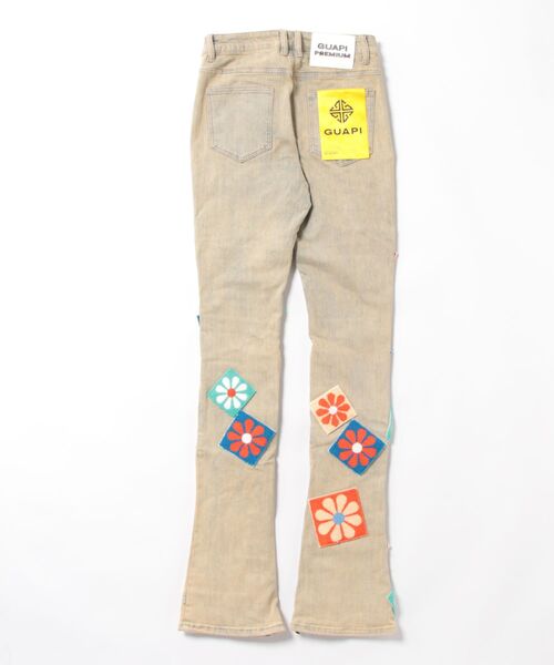 送関込/GUAPI/ヴィンテージフラワースタックデニム Vintage Flowers Stacked Denim - Guapi Clothing