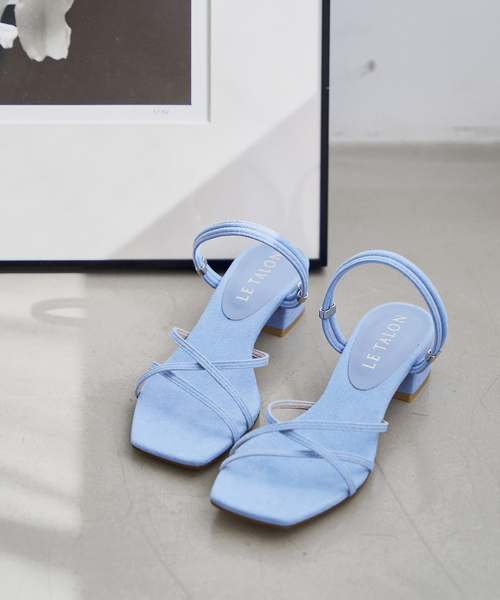 LE TALON(ルタロン)の「《追加》3.5cmスクエア2WAYサンダル(サンダル・レディース・ベージュ/サックスブルー/ブラック系その他・X-SMALL/SMALL/MEDIUM/LARGE/X-LARGE)」の16枚目の写真