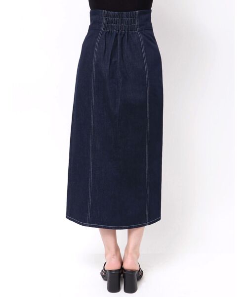 MERCURYDUO(マーキュリーデュオ)の「フロントZIPデニムナロースカート(スカート・レディース・ブルー/インディゴブルー・SMALL/MEDIUM)」の8枚目の写真