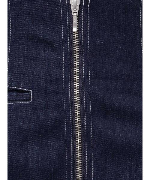 MERCURYDUO(マーキュリーデュオ)の「フロントZIPデニムナロースカート(スカート・レディース・ブルー/インディゴブルー・SMALL/MEDIUM)」の16枚目の写真