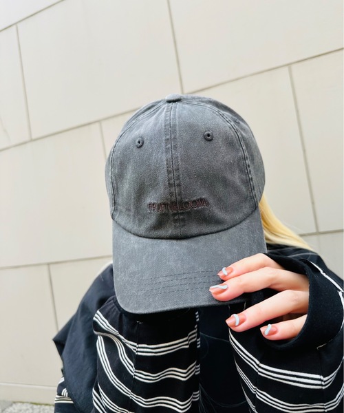 FRUIT OF THE LOOM（フルーツオブザルーム）の「FRUIT OF THE LOOM / FTL PIGMENT LOGO LOW CAP / 80972500（キャップ・レディース・ブルー/チャコールグレー/ベージュ/ピンク/ブラウン/グリーン・FREE）」の2枚目の写真