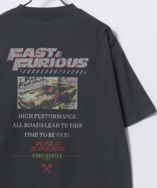 MARUKAWA（マルカワ）の「2026SS UNIVERSAL/ユニバーサル WILDSPEED/ワイルドスピード JURASSIC PARK/ジェラシックパーク ヴィンテージイラストプリント オーバーサイズ 半袖Tシャツ レディース メンズ（Tシャツ/カットソー・メンズ・ブラック系その他3/スミクロ/ホワイト系その他/ホワイト/ブラック系その他2/ブラック系その他・LL/L/M）」の4枚目の写真