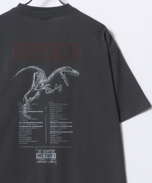 MARUKAWA（マルカワ）の「2026SS UNIVERSAL/ユニバーサル WILDSPEED/ワイルドスピード JURASSIC PARK/ジェラシックパーク ヴィンテージイラストプリント オーバーサイズ 半袖Tシャツ レディース メンズ（Tシャツ/カットソー・メンズ・ブラック系その他3/スミクロ/ホワイト系その他/ホワイト/ブラック系その他2/ブラック系その他・LL/L/M）」の6枚目の写真