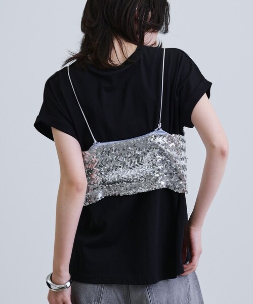 GALLEST（ギャレスト）の「ロゴTシャツ（Tシャツ/カットソー・レディース・ライトグレー/ホワイト/ブラック・38）」の6枚目の写真