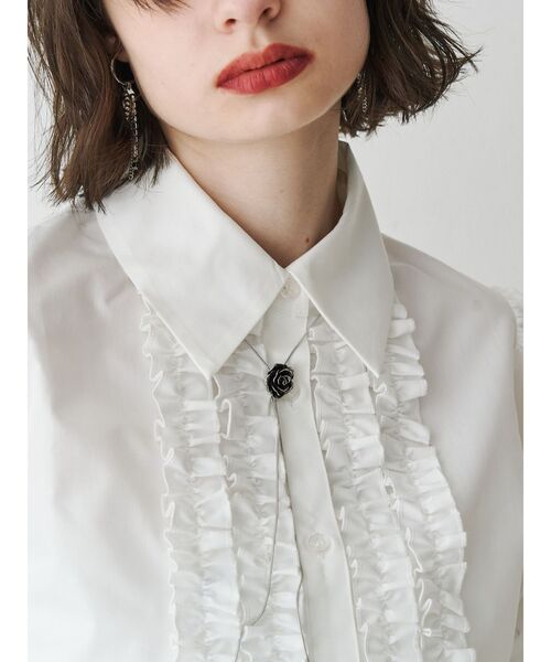 jouetie（ジュエティ）の「ローズタイネックレス（ネックレス・レディース・シルバー/ゴールド・FREE）」の6枚目の写真