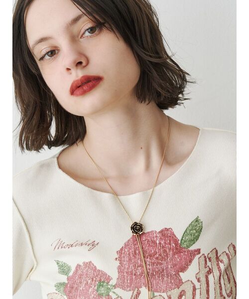 jouetie（ジュエティ）の「ローズタイネックレス（ネックレス・レディース・シルバー/ゴールド・FREE）」の7枚目の写真