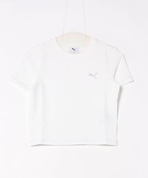 PUMA プーマ W DARE TO TEXTURED BABY TEE ショートスリーブ 631908 02WH