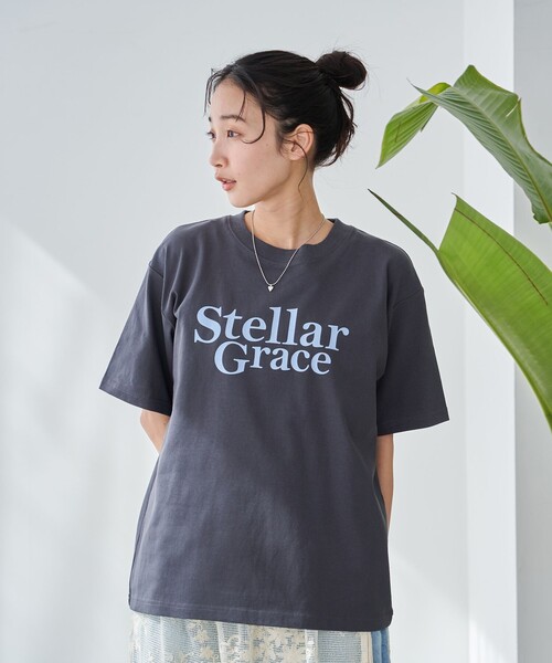 coen（コーエン）の「接触冷感ロゴアソートプリントTシャツ（Tシャツ/カットソー・レディース・オフホワイト/ライトピンク/ダークグレー/ロイヤルブルー・M/L）」の10枚目の写真