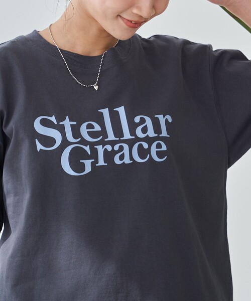 coen（コーエン）の「接触冷感ロゴアソートプリントTシャツ（Tシャツ/カットソー・レディース・オフホワイト/ライトピンク/ダークグレー/ロイヤルブルー・M/L）」の13枚目の写真