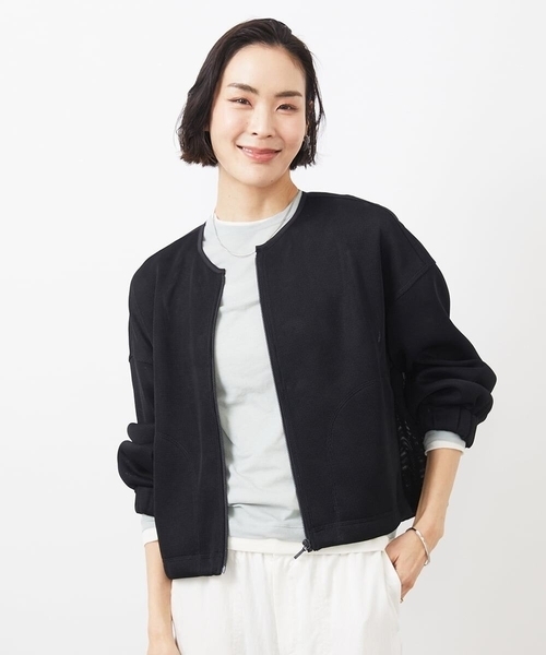 MICHEL KLEIN(ミッシェル・クラン)の「ハイストレッチシアーレイヤードカットソー(Tシャツ/カットソー・レディース・ミント/ホワイト/ブラック/クリーム/オレンジ系その他・38)」の22枚目の写真