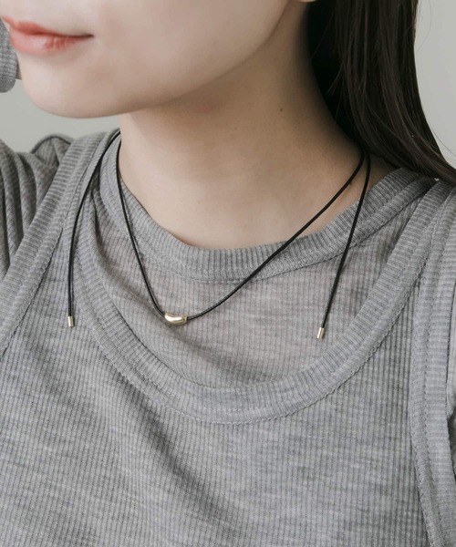 SMELLY(スメリー)の「シンプルトップスライドチョーカーネックレス(ネックレス・レディース・ゴールド系その他・-)」の4枚目の写真