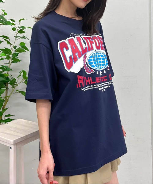 spiritoso(スピリトーゾ)の「【spiritoso】CALIFORNIA ビッグシルエットTシャツ(Tシャツ/カットソー・レディース・ブラック/ネイビー/ホワイト・LARGE/MEDIUM)」の21枚目の写真