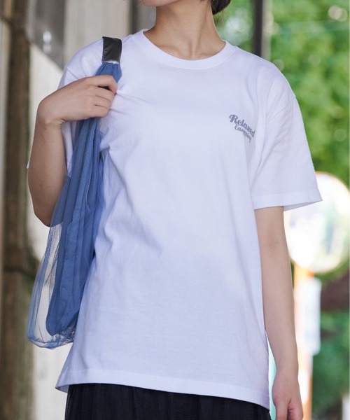 MODISH GAZE(モディシュガゼ)の「スモーキングガールRelaxed半袖Tシャツ(Tシャツ/カットソー・メンズ・ホワイト×グレー/ホワイト×ピンク/ブラック×パープル/ブラック×ブルー/ブラック×グリーン/ホワイト×ブルー・LARGE/X-LARGE/MEDIUM)」の12枚目の写真