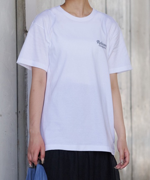 MODISH GAZE(モディシュガゼ)の「スモーキングガールRelaxed半袖Tシャツ(Tシャツ/カットソー・メンズ・ホワイト×グレー/ホワイト×ピンク/ブラック×パープル/ブラック×ブルー/ブラック×グリーン/ホワイト×ブルー・LARGE/X-LARGE/MEDIUM)」の13枚目の写真