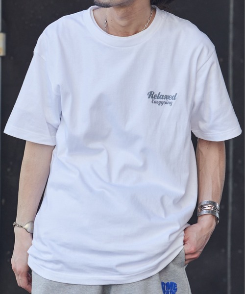 MODISH GAZE(モディシュガゼ)の「スモーキングガールRelaxed半袖Tシャツ(Tシャツ/カットソー・メンズ・ホワイト×グレー/ホワイト×ピンク/ブラック×パープル/ブラック×ブルー/ブラック×グリーン/ホワイト×ブルー・LARGE/X-LARGE/MEDIUM)」の17枚目の写真