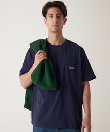 EBロゴ刺繍 ポケット 半袖 Tシャツ