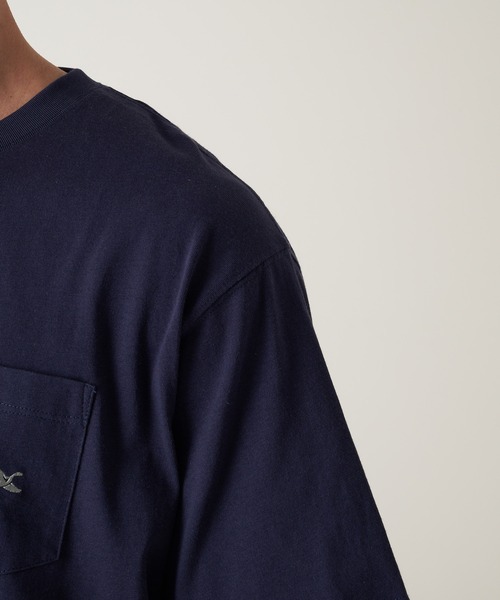 Eddie Bauer(エディーバウアー)の「EBロゴ刺繍 ポケット 半袖 Tシャツ(Tシャツ/カットソー・メンズ・ブラック/サックスブルー/ホワイト/ピンク/ベージュ/ネイビー・S/M/L/XL/XXL)」の19枚目の写真