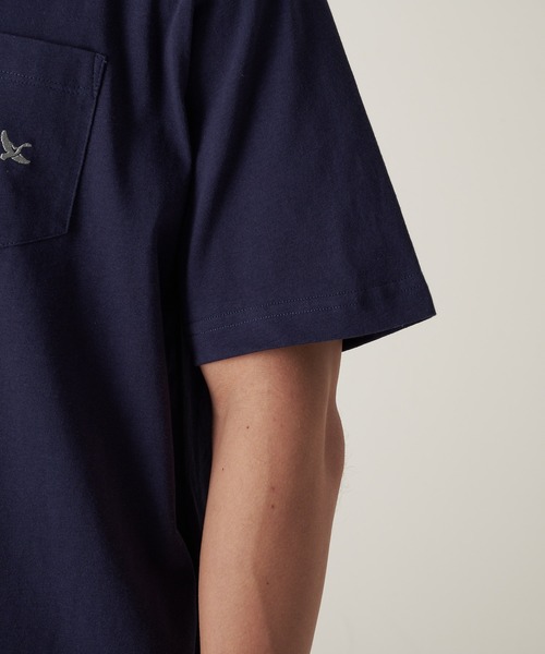 Eddie Bauer(エディーバウアー)の「EBロゴ刺繍 ポケット 半袖 Tシャツ(Tシャツ/カットソー・メンズ・ブラック/サックスブルー/ホワイト/ピンク/ベージュ/ネイビー・S/M/L/XL/XXL)」の20枚目の写真