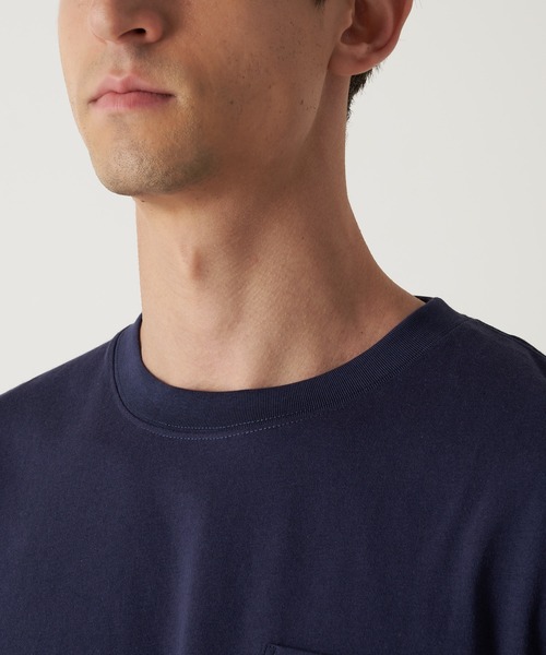 Eddie Bauer(エディーバウアー)の「EBロゴ刺繍 ポケット 半袖 Tシャツ(Tシャツ/カットソー・メンズ・ブラック/サックスブルー/ホワイト/ピンク/ベージュ/ネイビー・S/M/L/XL/XXL)」の17枚目の写真