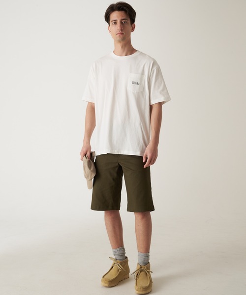 Eddie Bauer(エディーバウアー)の「EBロゴ刺繍 ポケット 半袖 Tシャツ(Tシャツ/カットソー・メンズ・ブラック/サックスブルー/ホワイト/ピンク/ベージュ/ネイビー・S/M/L/XL/XXL)」の8枚目の写真